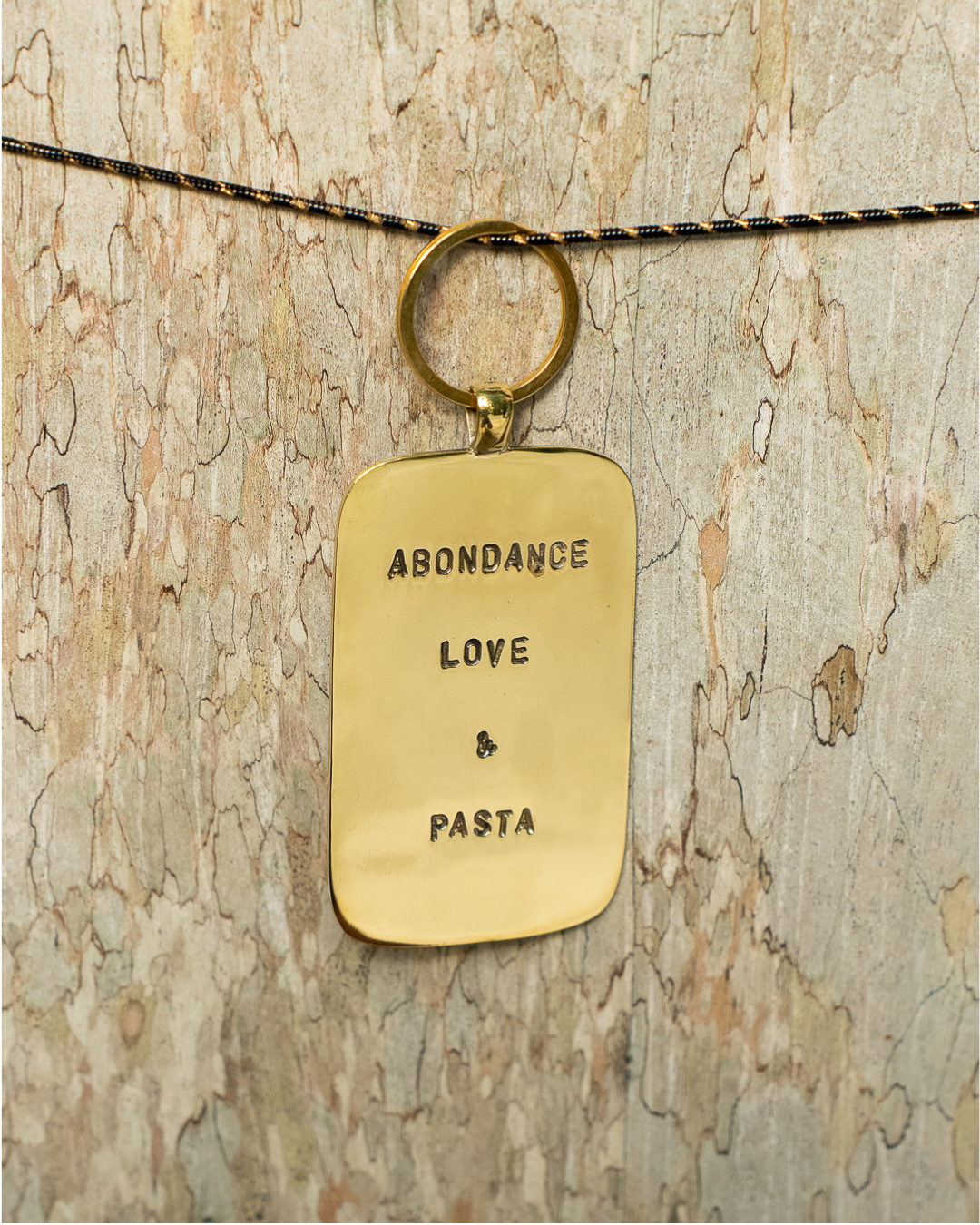 PORTE CLÉ ABONDANCE, LOVE & PASTA