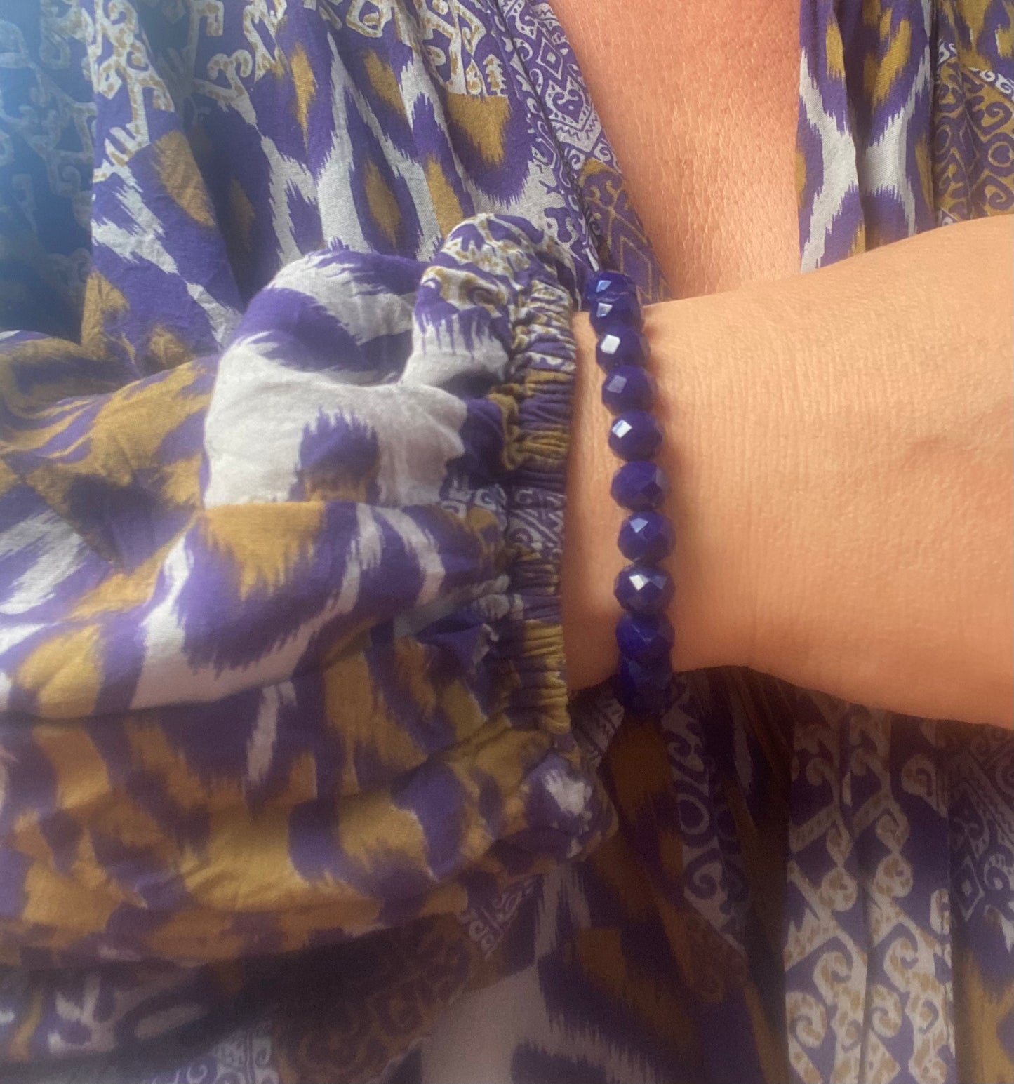 BRACELET PERLES DE VERRE XL