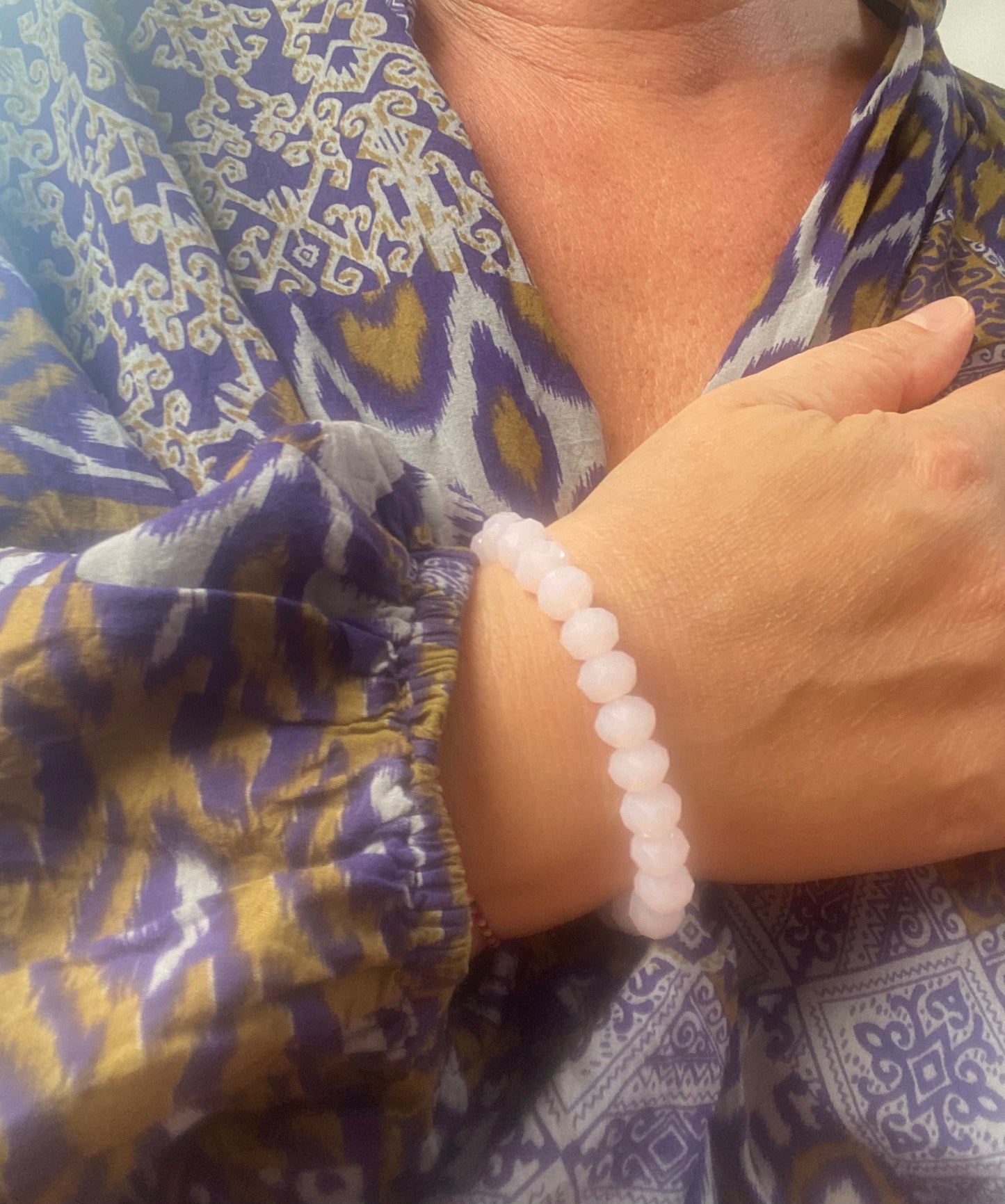 BRACELET PERLES DE VERRE XL