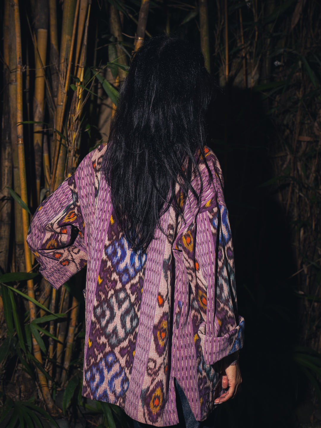 VESTE KIMONO IKAT