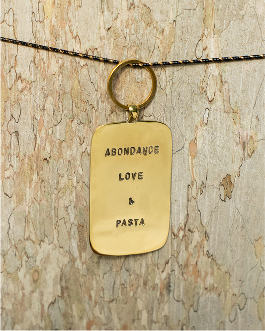 PORTE CLÉ ABONDANCE, LOVE & PASTA