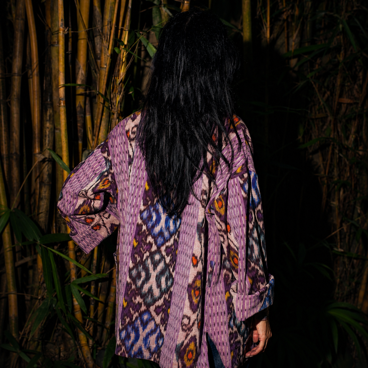 VESTE KIMONO IKAT