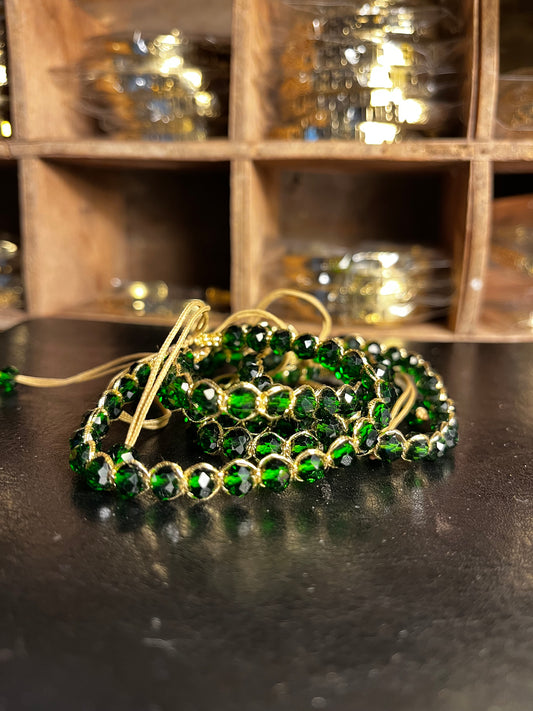BRACELET TRESSÉ AU FIL DORÉ